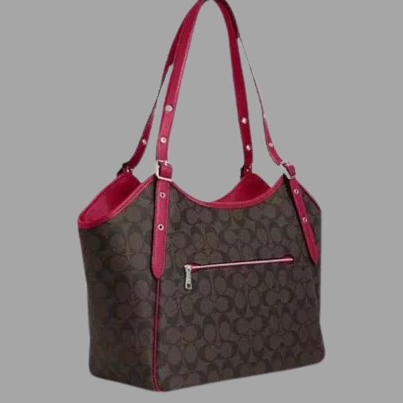 Coach Meadow Shoulder Bag In Signature Canvas - Picture 3 of 16